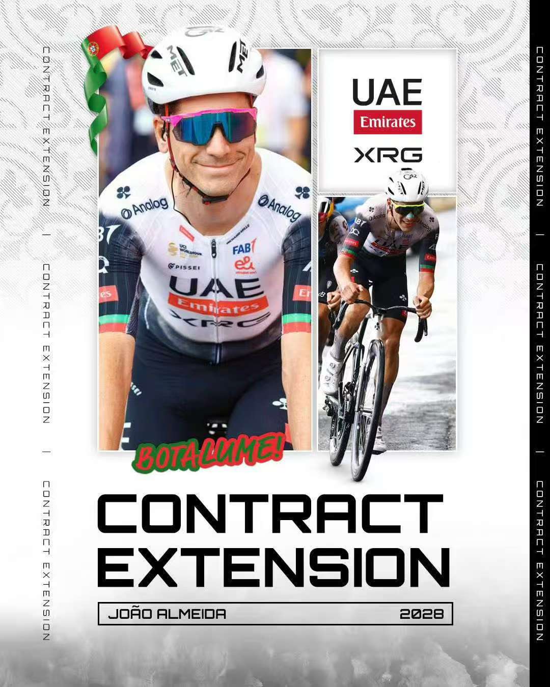 Ambitie onder de witte trui: een visie voor de toekomst van de renners van het UAE-team